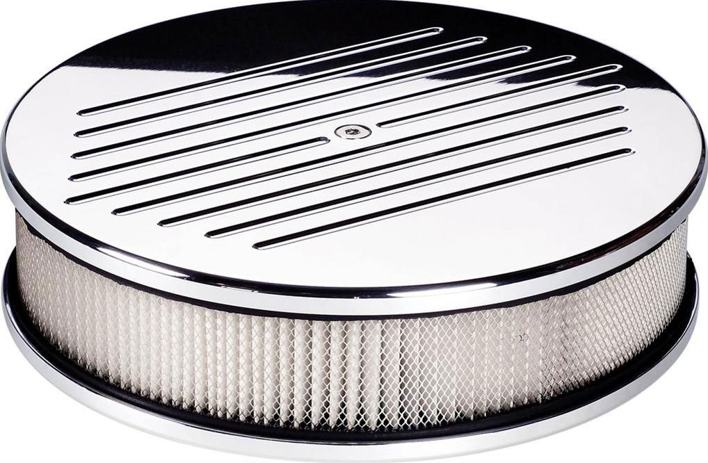 Billet Specialties Polished Aluminium Air Cleaner Assembly - Ball Milled BS15220