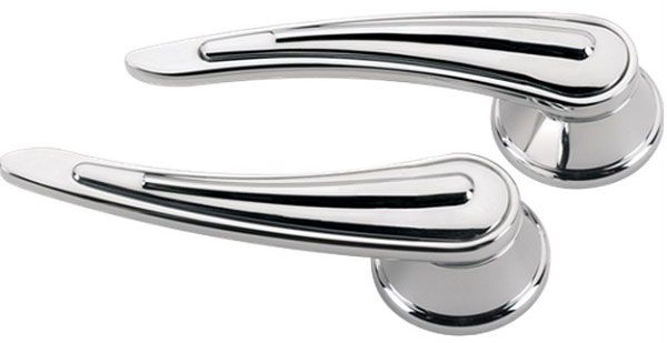 Billet Specialties Rail Interior Door Opening Handles - Polished BS45328