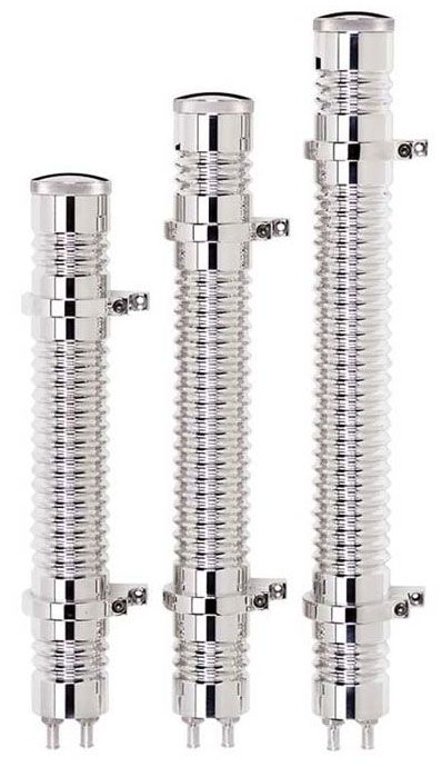 Billet Specialties Billet Overflow Tank, Ribbed 10oz., Barb BS77213