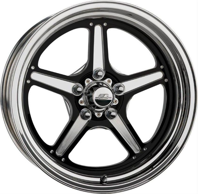 Billet Specialties Street Lite Wheel 15" x 4" - Black BSBRS035406522N