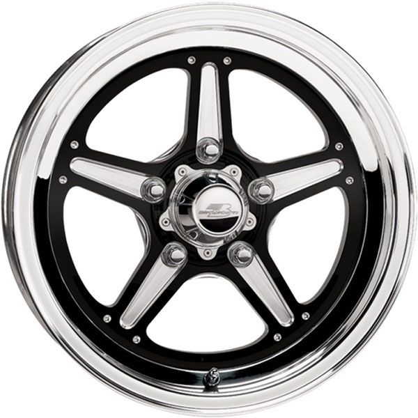 Billet Specialties Street Lite Wheel 15" x 8" - Black BSBRS035806555N
