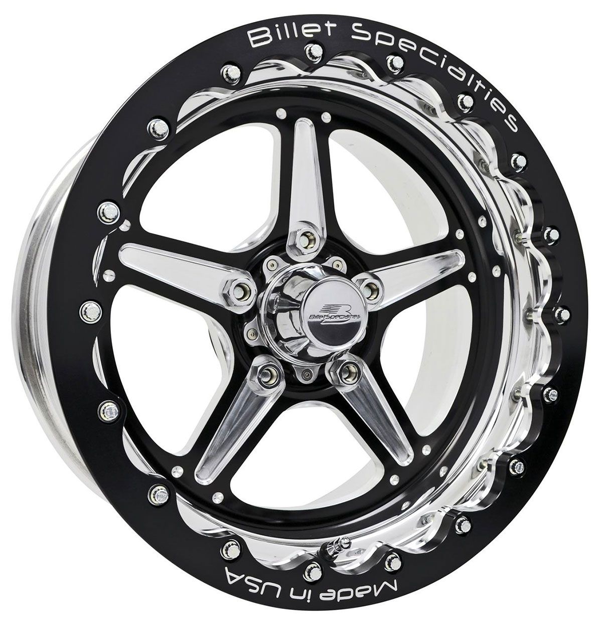 Billet Specialties Street Lite Wheel 15" x 10" - Black BSBRSB35106145N