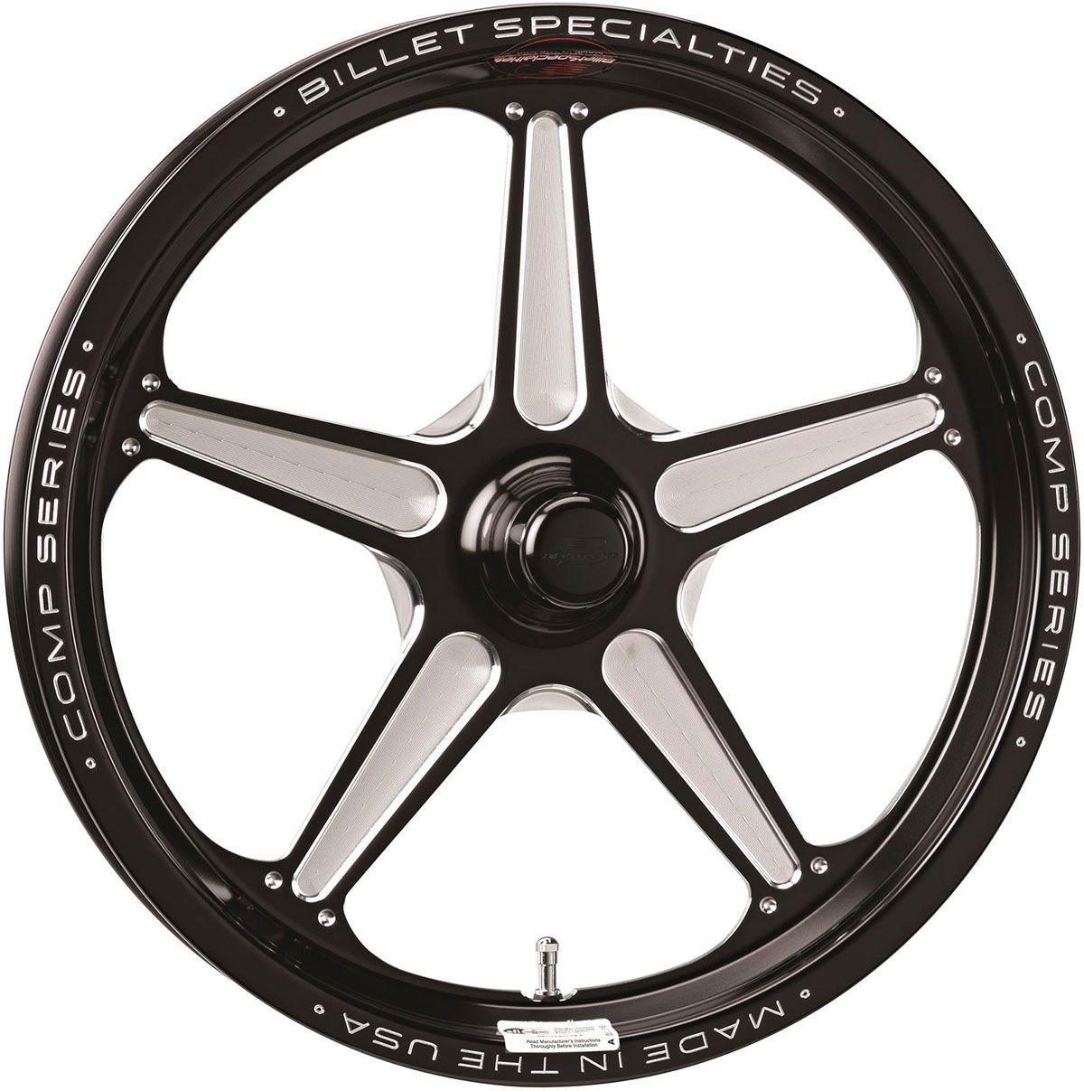 Billet Specialties Comp 5 17x4.5" Wheel, Black BSCSFB37456527