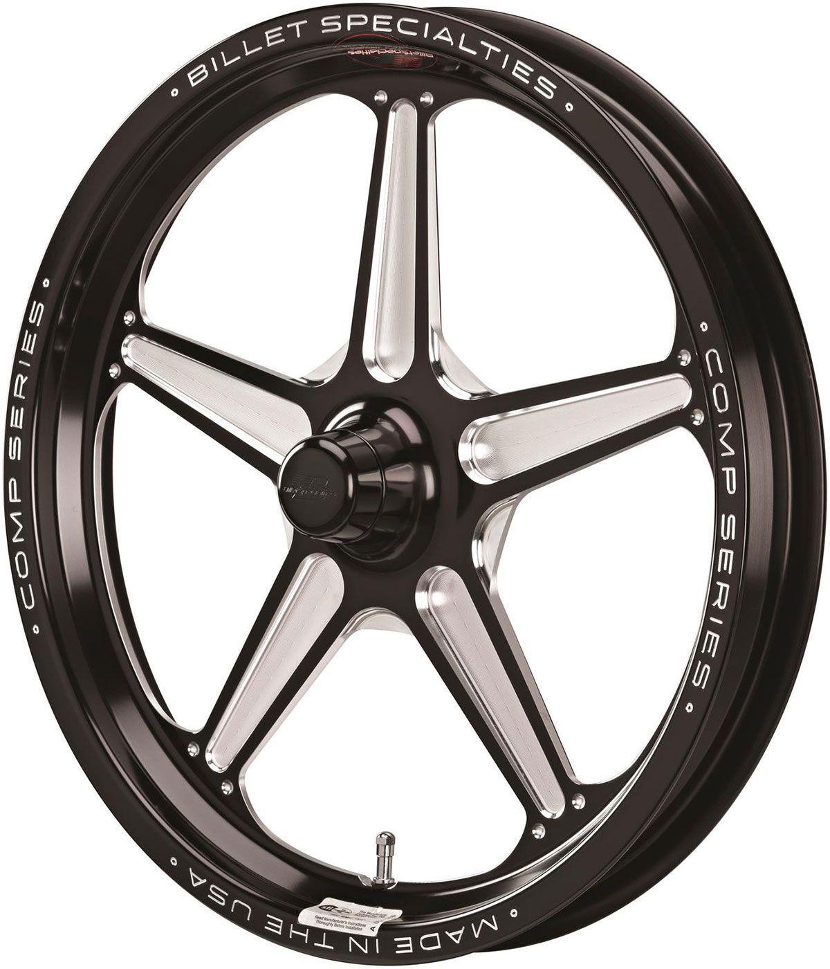 Billet Specialties Comp 5 17x4.5" Wheel, Black BSCSFB37456527