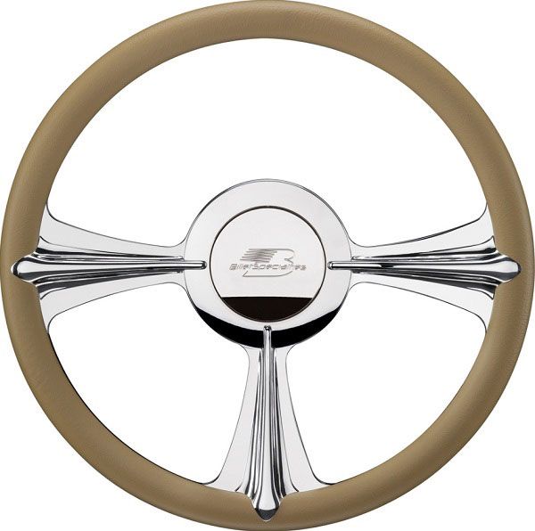 Billet Specialties Profile Series 14" Billet "Rail" Steering Wheel BSP30096