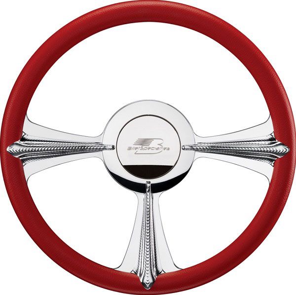 Billet Specialties Profile Series 14" Billet "Rat Tail" Steering Wheel BSP30097