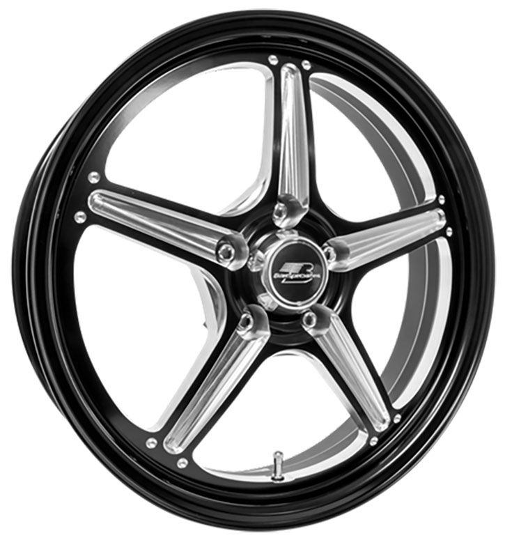 Billet Specialties Street Lite Wheel 17" x 4.5" - Black BSRSFB37456527N