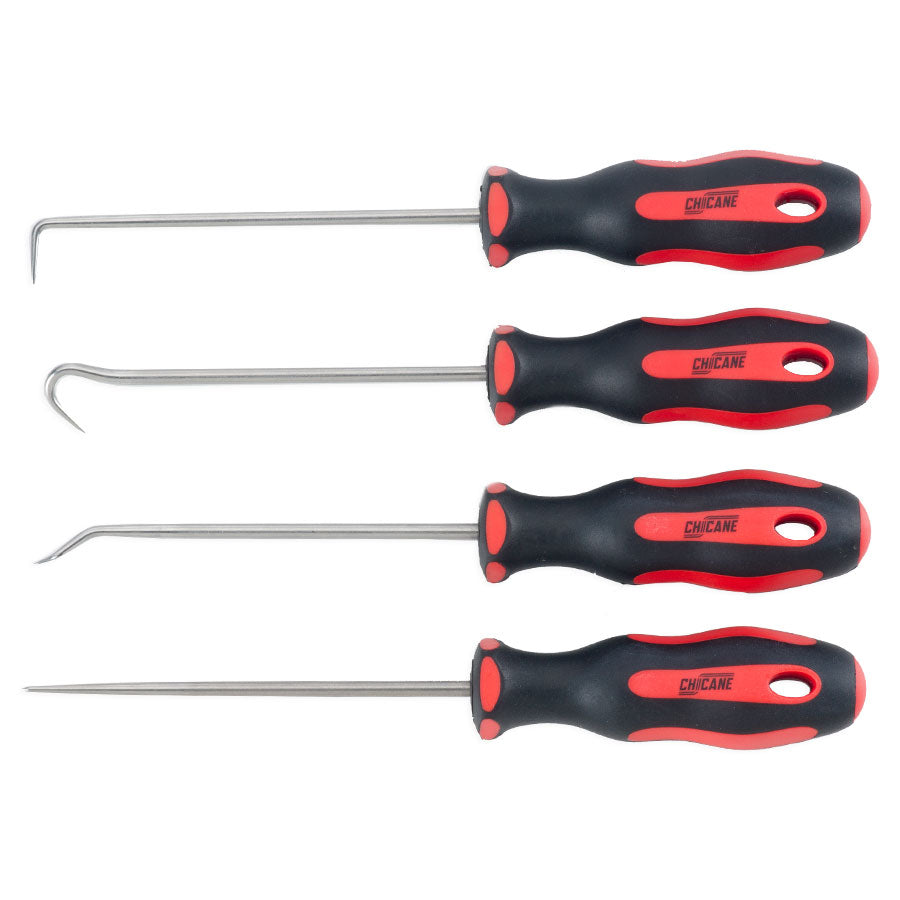 4 PIECE MINI PICK & HOOK SET