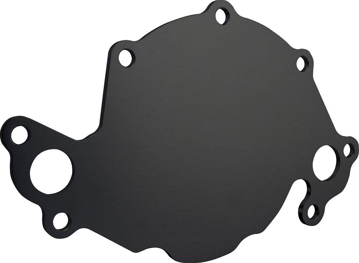 CVR Water Pump Back Plate - Black CVR65022BK