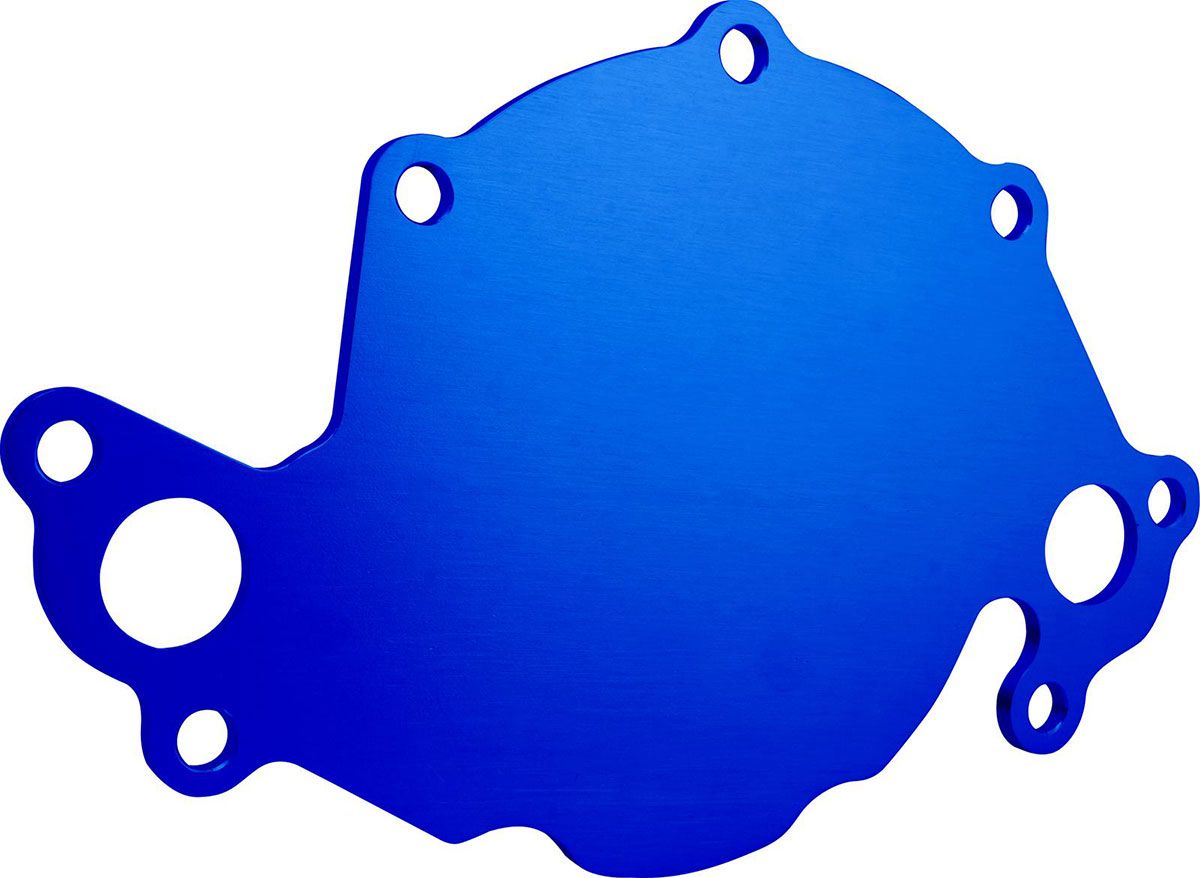 CVR Water Pump Back Plate - Blue CVR65022BL