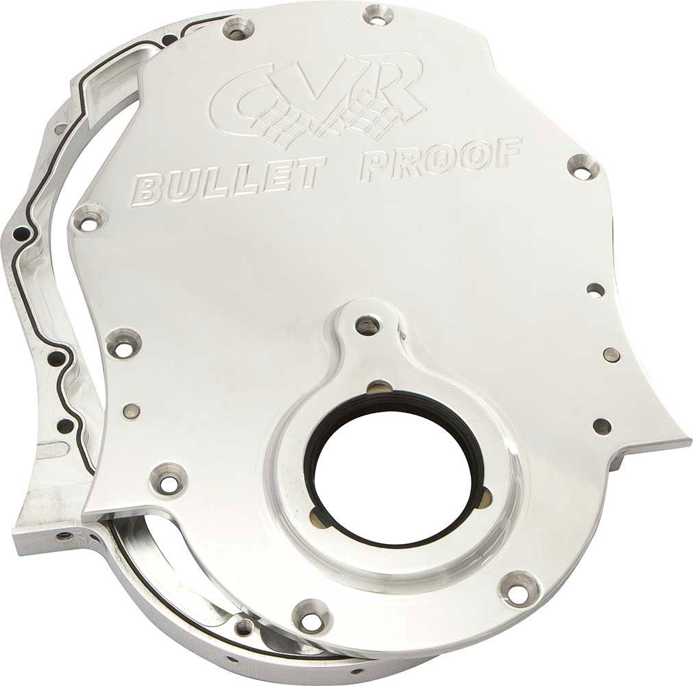 CVR 2 Piece Billet Timing Cover - Clear CVRTC2454CL