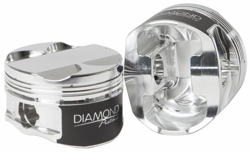 Diamond Pistons Toyota 2JZGTE Turbo Dish Top Forged Pistons D37004-6