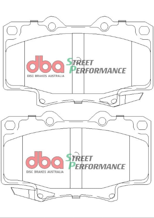 Brake Pad to suit Toyota VZN130 LN61 LN130 YN130 RN130 DBA SP PERFORMANCE F