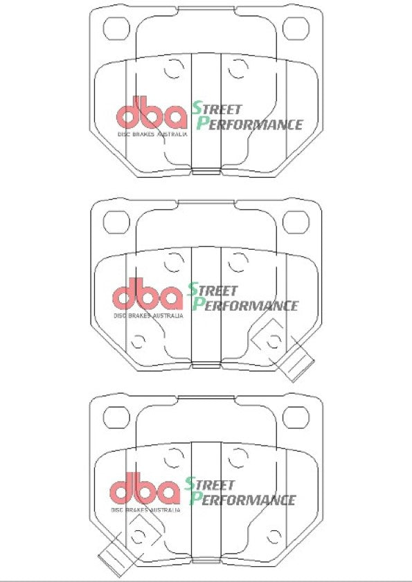 Subaru Impreza GC/GC8/GD/GDA/GDG 93-08 DBA SP PERFORMANCE Rear Brake Pad