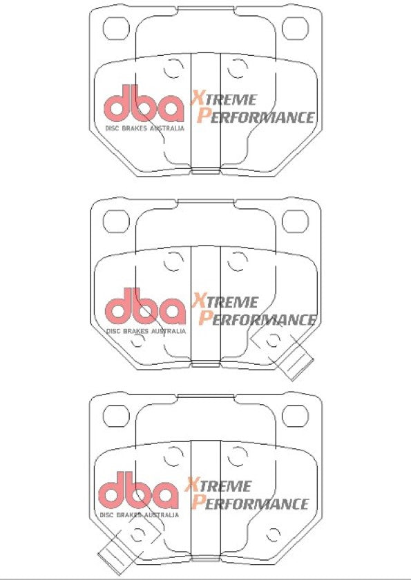 Subaru Impreza GC/GC8/GD/GDA/GDG 93-08 DBA XP PERFORMANCE Rear Brake Pad