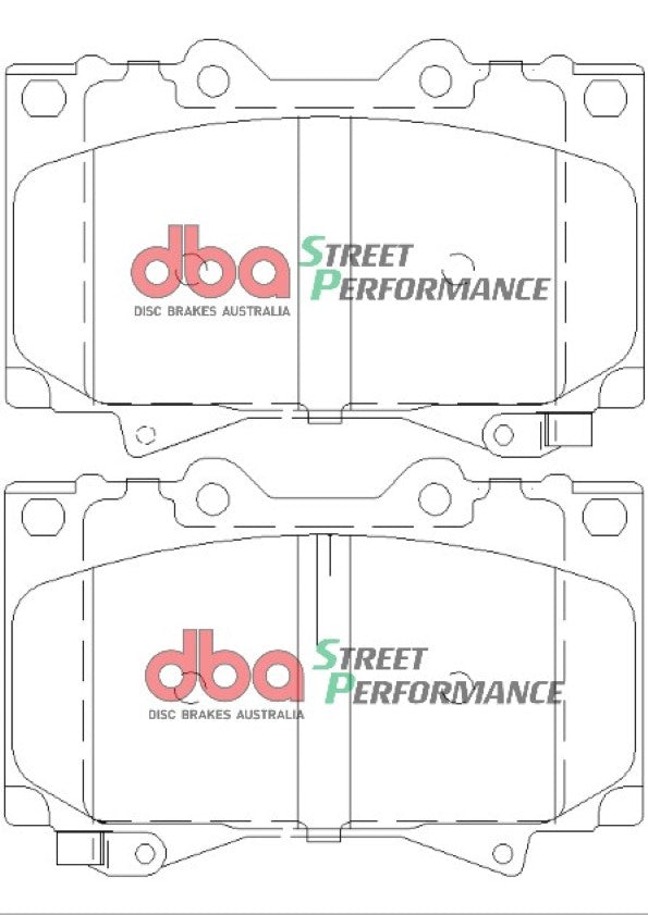 Brake Pad to suit Lexus LS USF40 06-12 DBA SP PERFORMANCE Front