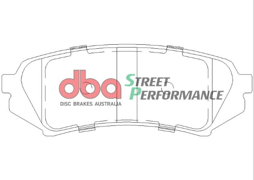 Brake Pad to suit Toyota Land Cruiser HDJ100/UZJ100 98-07 DBA SP PERFORMANCE R