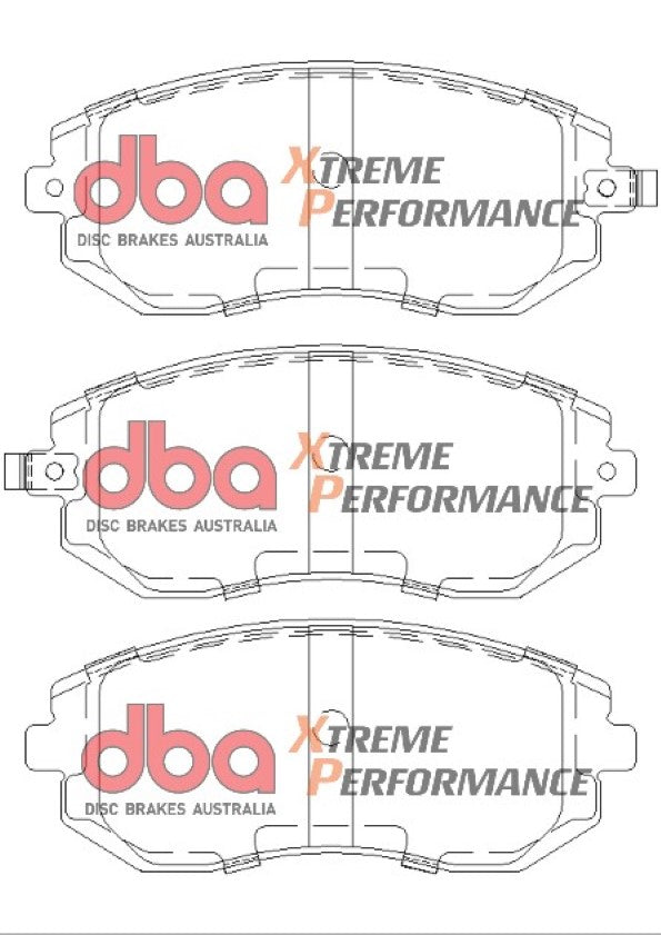 Subaru GD GD9 GDG GDE GDA GGA GG GE GH GR GH7 GHE DBA XP PERFORMANCE F Brake Pad