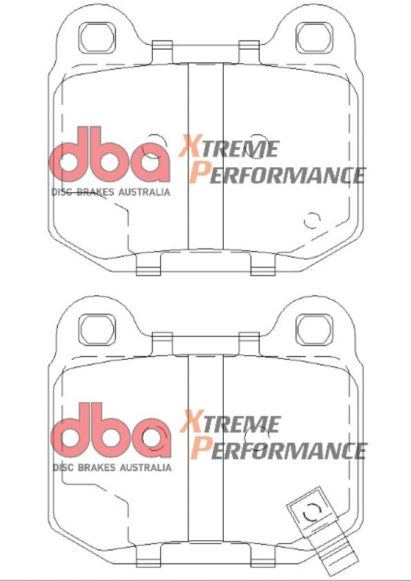 Subaru Impreza GD/GDF/GC/GC8/GDB 99-07 DBA XP PERFORMANCE Rear Brake Pad