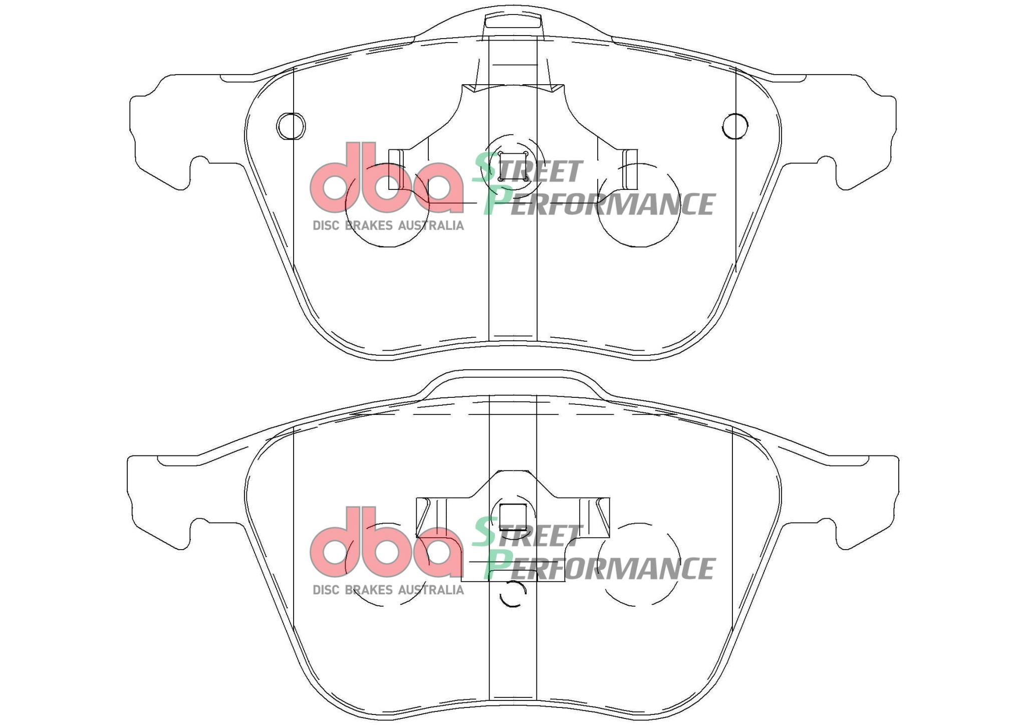 Volvo S60 384/134 01-15 DBA SP PERFORMANCE Front Brake Pad