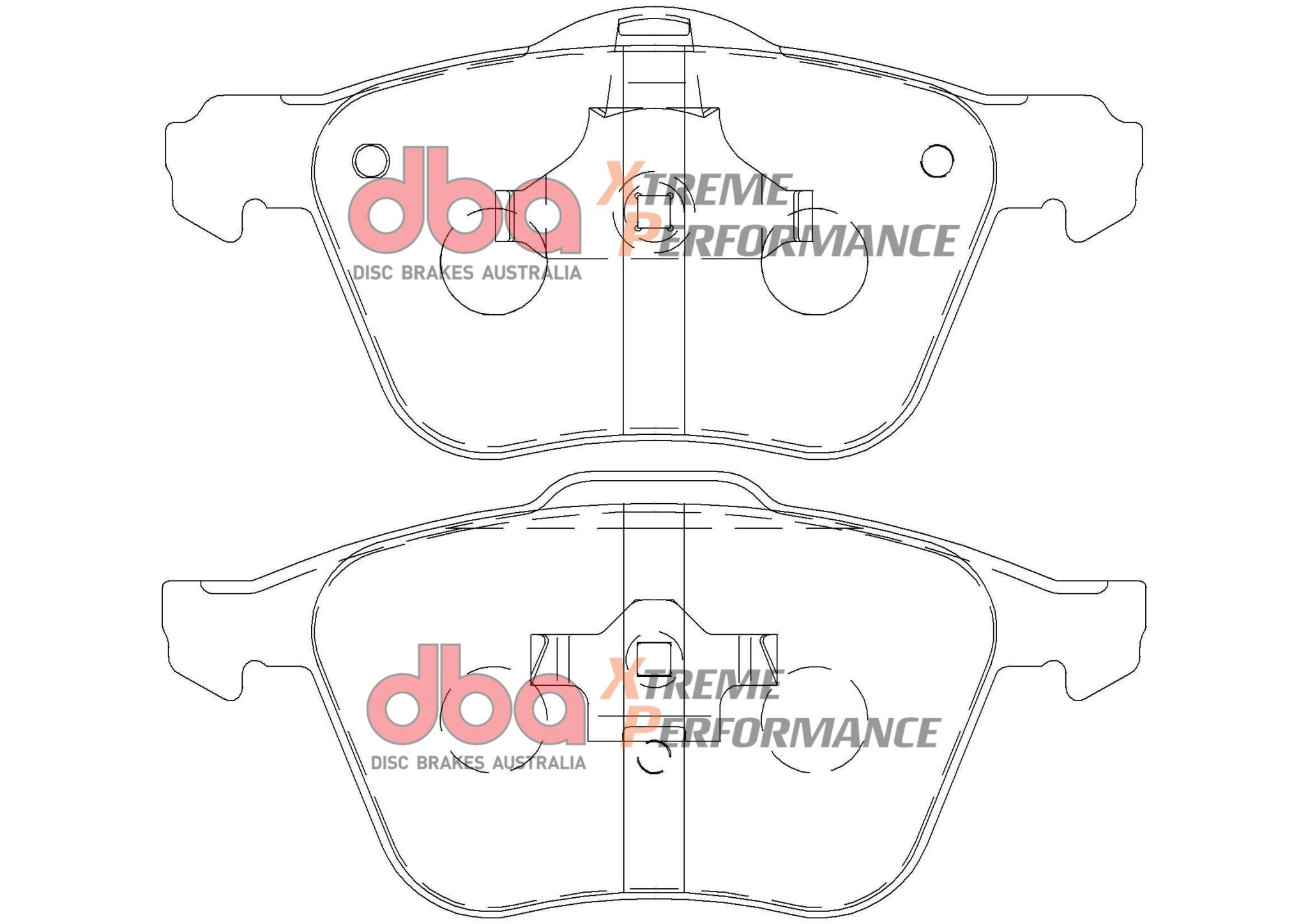 Volvo S60 384/134 01-15 DBA XP PERFORMANCE Front Brake Pad