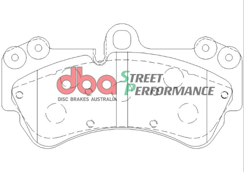 VW Touareg 7L6/7LA/7L7 03-10 DBA SP PERFORMANCE Front Brake Pad