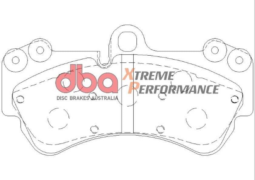 VW Touareg 7L6/7LA/7L7 03-10 DBA XP PERFORMANCE Front Brake Pad