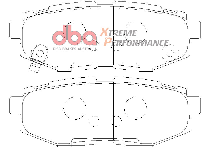 Subaru Outback BP BP9 BR BRD BRF BPE BR9 04-15 DBA XP PERFORMANCE Rear Brake Pad