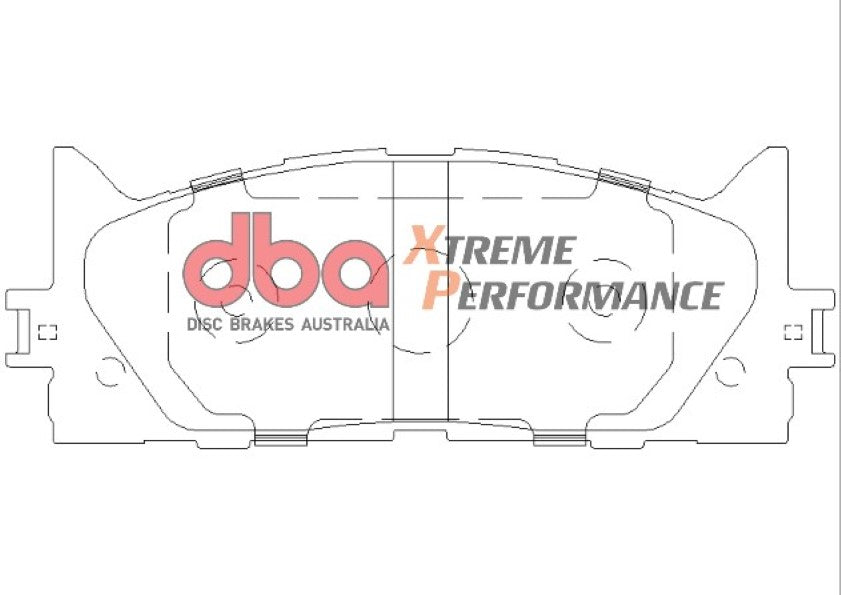 Brake Pad to suit Toyota XP PERFORMANCE Front DBA