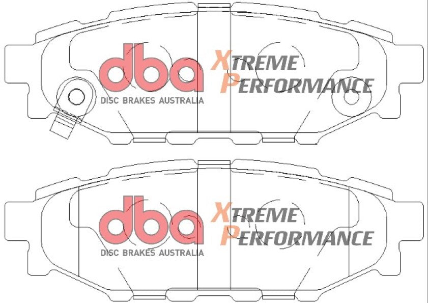 Subaru GD GD9 GDG GDE GDA GGA GG GE GH GR GH7 GHE DBA XP PERFORMANCE R Brake Pad