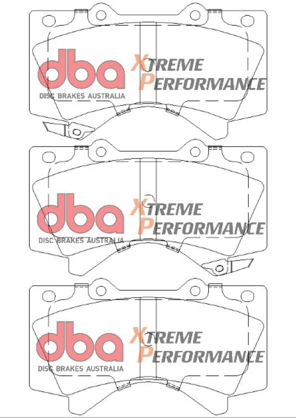 Brake Pad to suit Toyota Land Cruiser VDJ200/UZJ200 08-15 DBA XP PERFORMANCE F