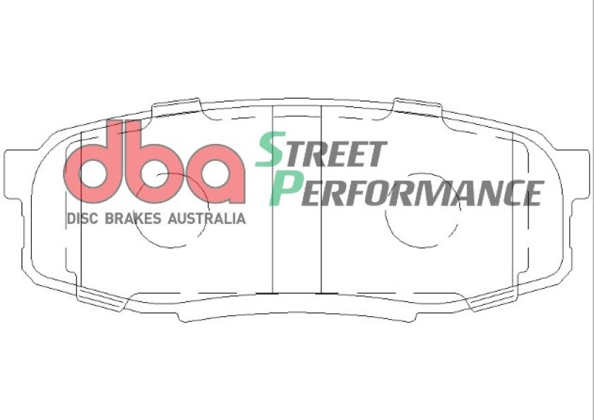 Brake Pad to suit Toyota Land Cruiser VDJ200/UZJ200 08-15 DBA SP PERFORMANCE R