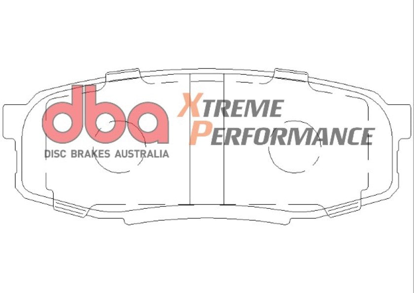 Brake Pad to suit Toyota Land Cruiser VDJ200/UZJ200 08-15 DBA XP PERFORMANCE R