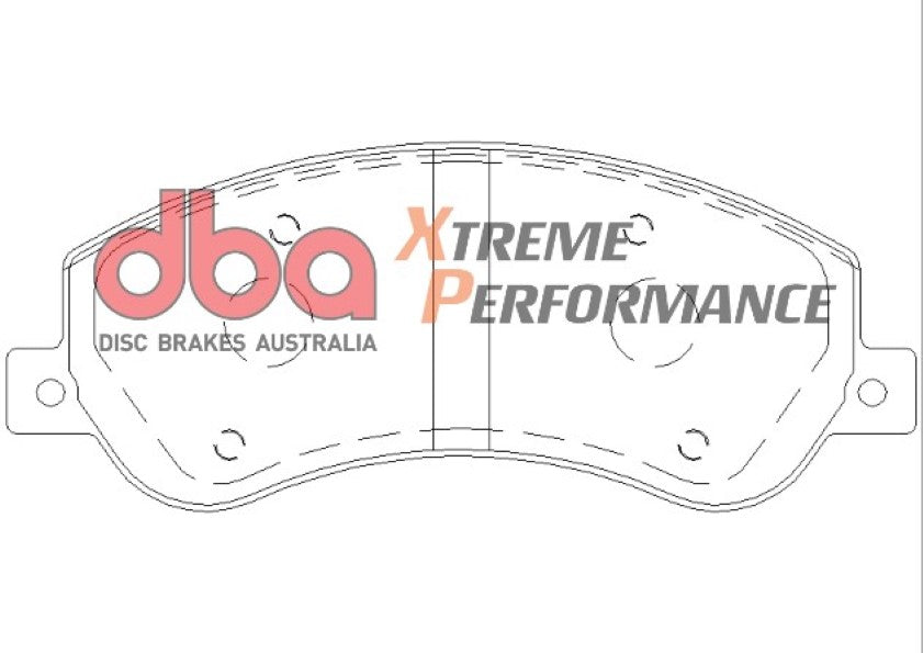 VW Amarok S7A 2HA 2HB S6B S7B S1B 11-12 DBA XP PERFORMANCE Front Brake Pad