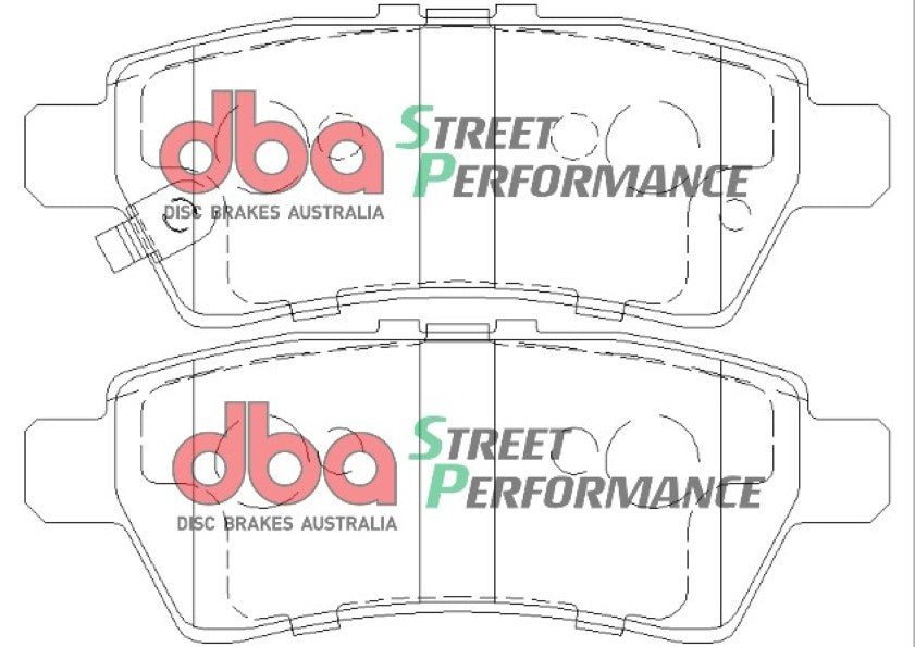 Suzuki Swift MZ/EZ 05-11 DBA SP PERFORMANCE Rear Brake Pad