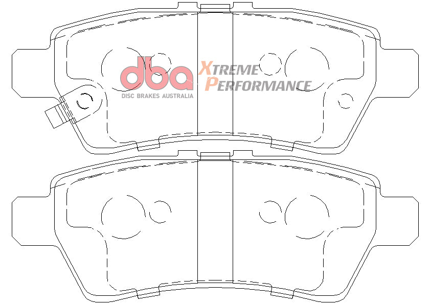 Suzuki Swift MZ/EZ 05-11 DBA XP PERFORMANCE Rear Brake Pad