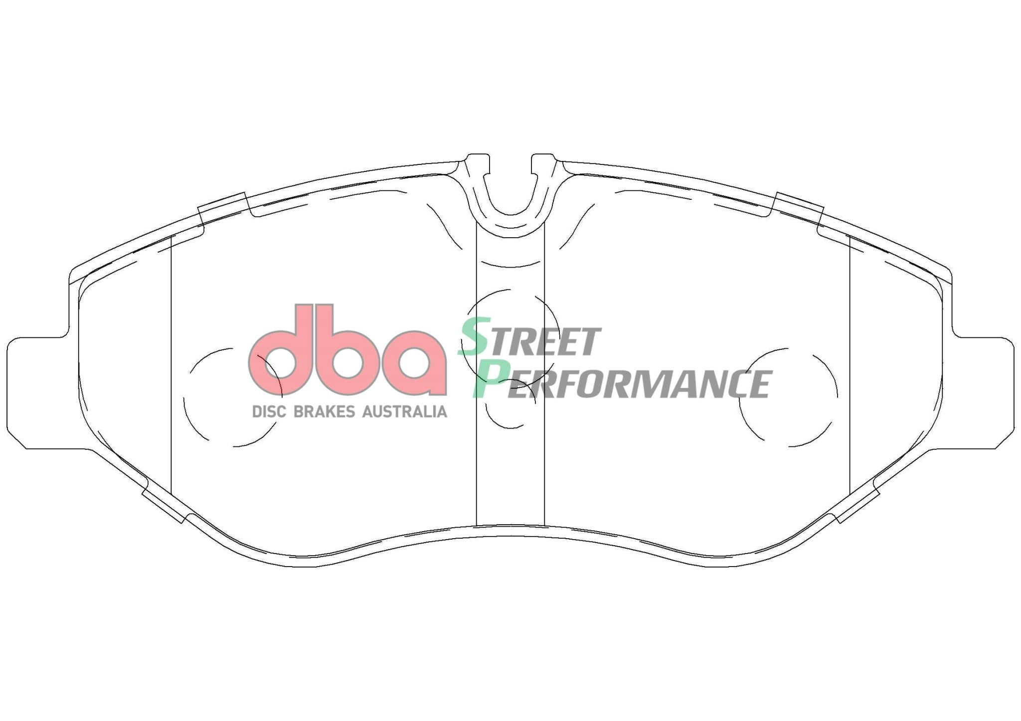 VW Crafter 30-50 2E/2F 06-13 DBA SP PERFORMANCE Front Brake Pad