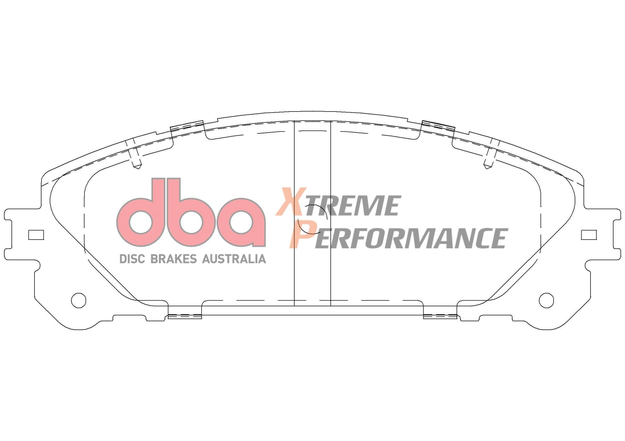 Brake Pad to suit Lexus RX GSU35 06-08 DBA XP PERFORMANCE Front