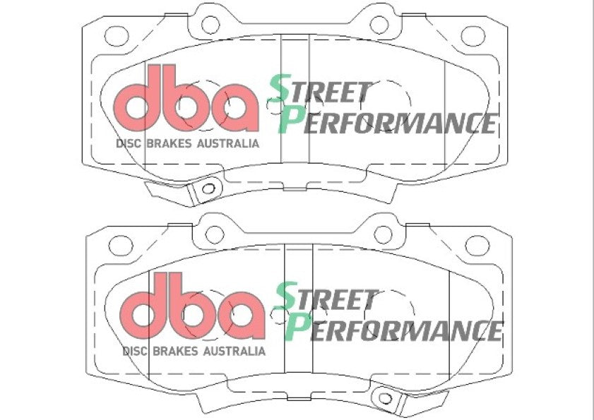 Brake Pad to suit Toyota Hi Lux 11- SP PERFORMANCE Front DBA