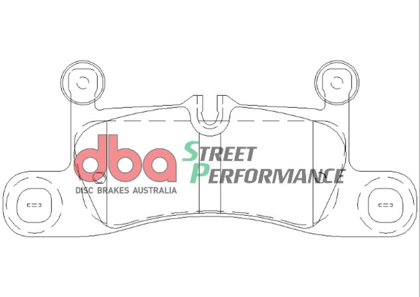 VW Touareg SP PERFORMANCE Rear DBA Brake Pad