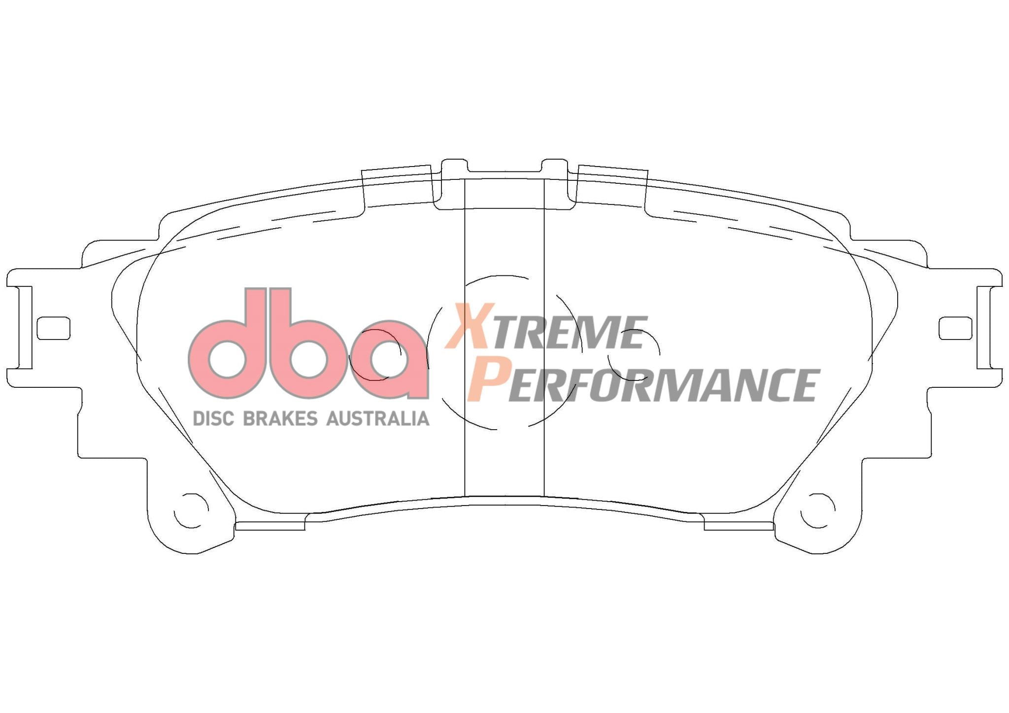 Brake Pad to suit Toyota Kluger GSU55R , Lexus RX 14-17 XP PERFORMANCE Rear DBA