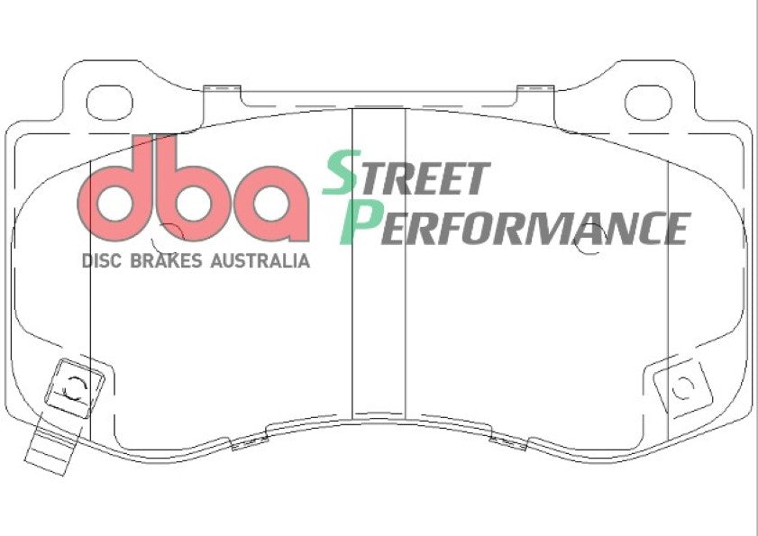 Chrysler 300C SRT8 SP PERFORMANCE Front DBA Brake Pad