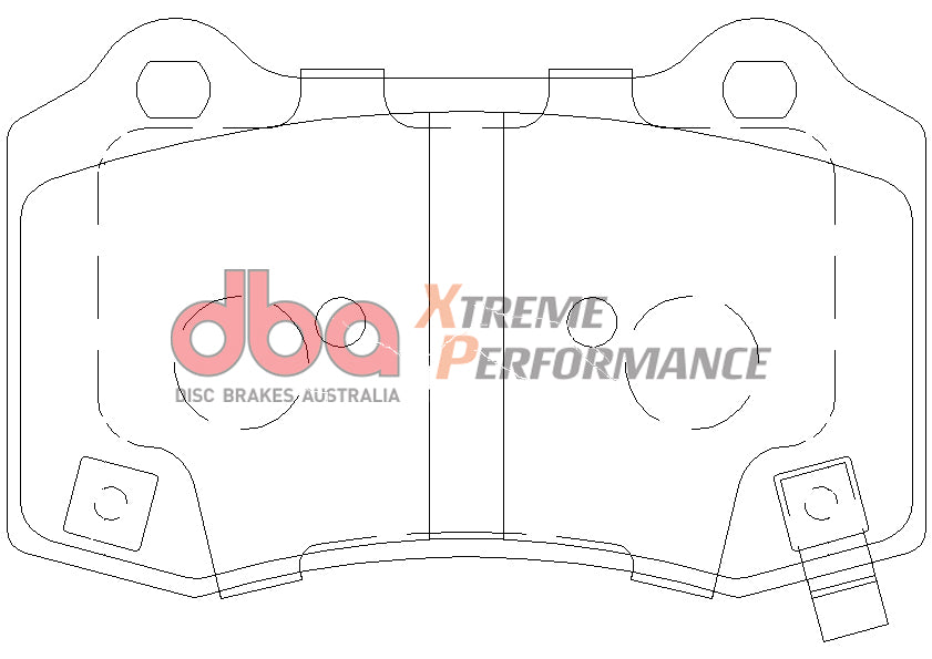 Ford XR/ Holden SS Redline / Chrysler 300C SRT8 XP PERFORMANCE R DBA Brake Pad