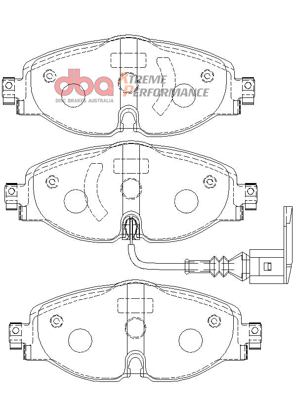 VW Golf MK7 XP PERFORMANCE Front DBA Brake Pad