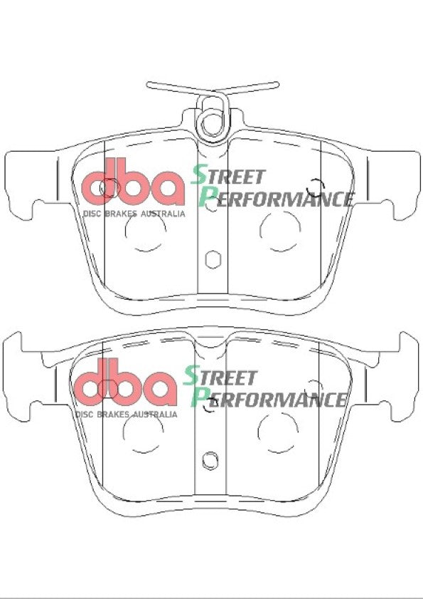 VW Golf Mk VII SP PERFORMANCE Rear DBA Brake Pad