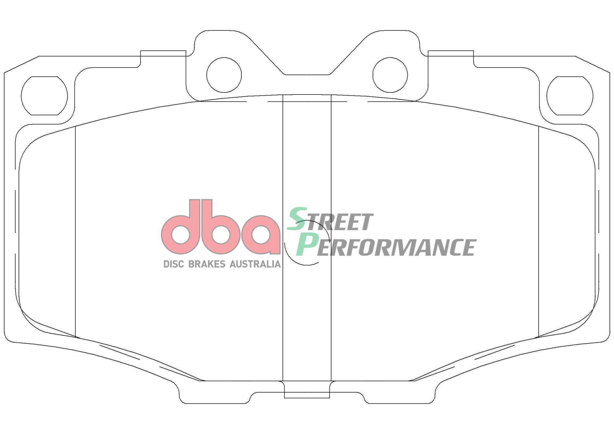 Brake Pad to suit Toyota Hilux Surf LN130/KZN 89-97 DBA SP PERFORMANCE Front