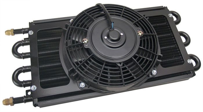 Derale Derale Dyno-Cool 6 Pass Remote Mount Cooler with Fan DP12731