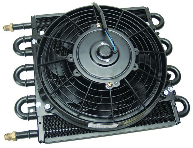 Derale Derale Dyno-Cool 8 Pass Remote Mount Cooler with Fan DP12732