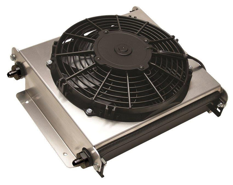 Derale 40 Row Hyper Cool Extreme Cooler with 10" Fan, 14.875" x 13" x 5.625" DP13870