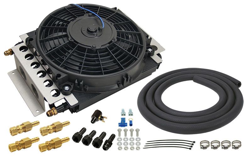 Derale Remote Transmission Cooler & Fan Kit -6AN DP13900